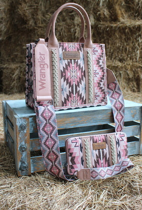 Wrangler Phoenix Crossbody Bag - Pink or Tan (7497067593805)