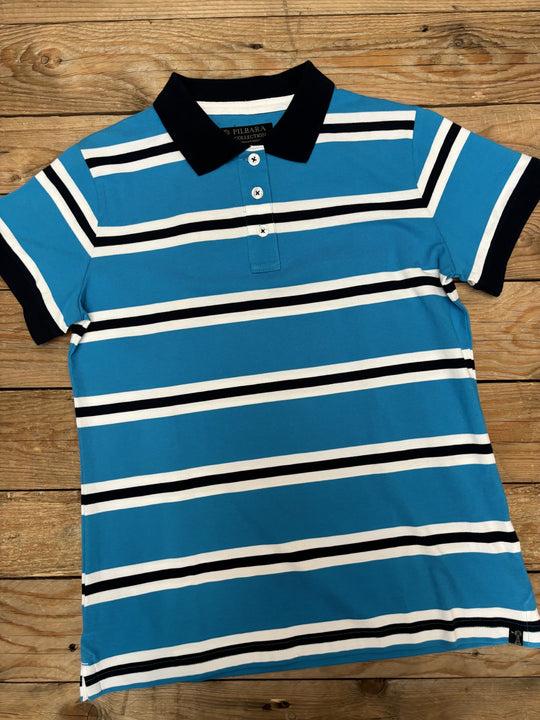 Womens Pilbara Striped Polo Shirt SU23 (7013972639821)