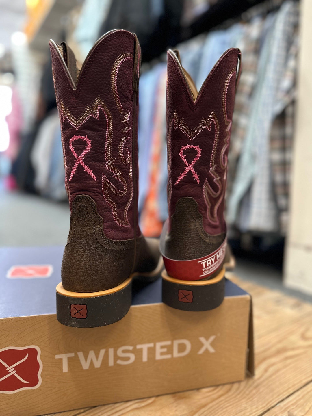 Womens Twisted X 11" Tech X2 Boot - Pink / Brunette (7495251132493)