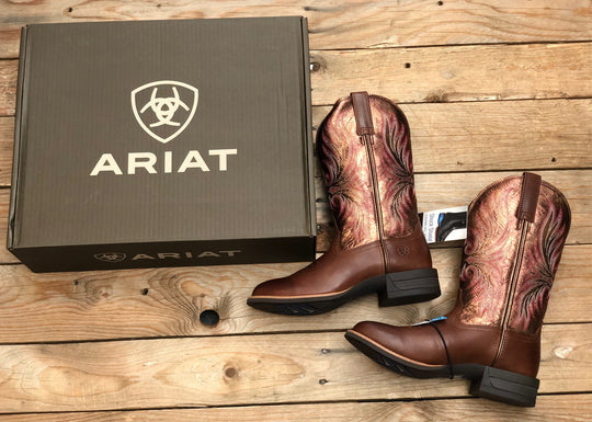 Womens Ariat Ranahan Boot - Sienna Saddle / Rusty Red (7350934601805)