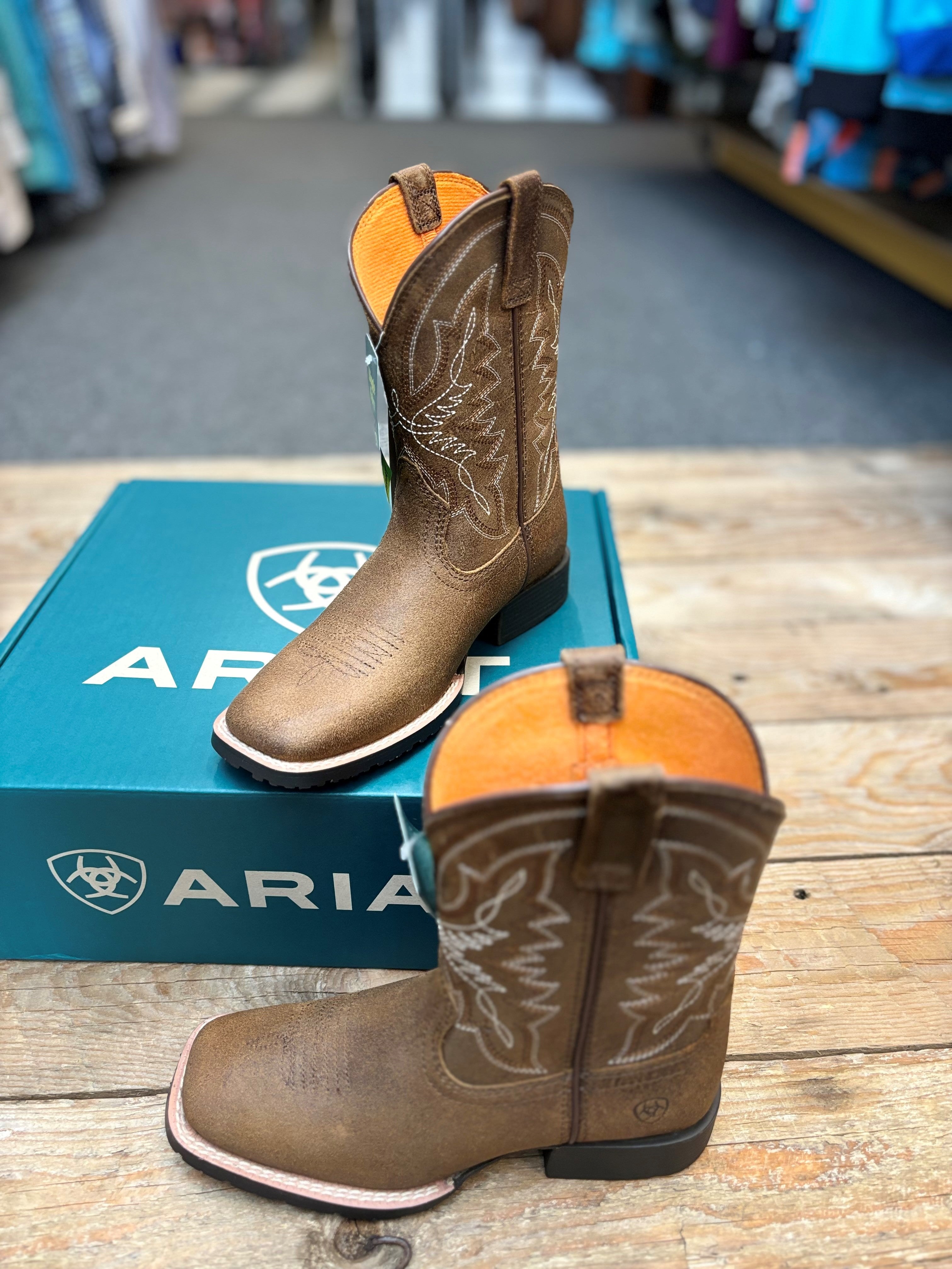 Youth Kids Ariat Hybrid Rancher - Distressed Tan (6960774643789)