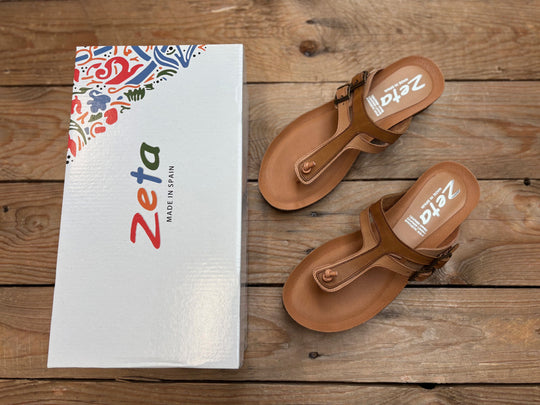 Womens Zeta Ranora Sandal - Vaq. Natural / Cuero