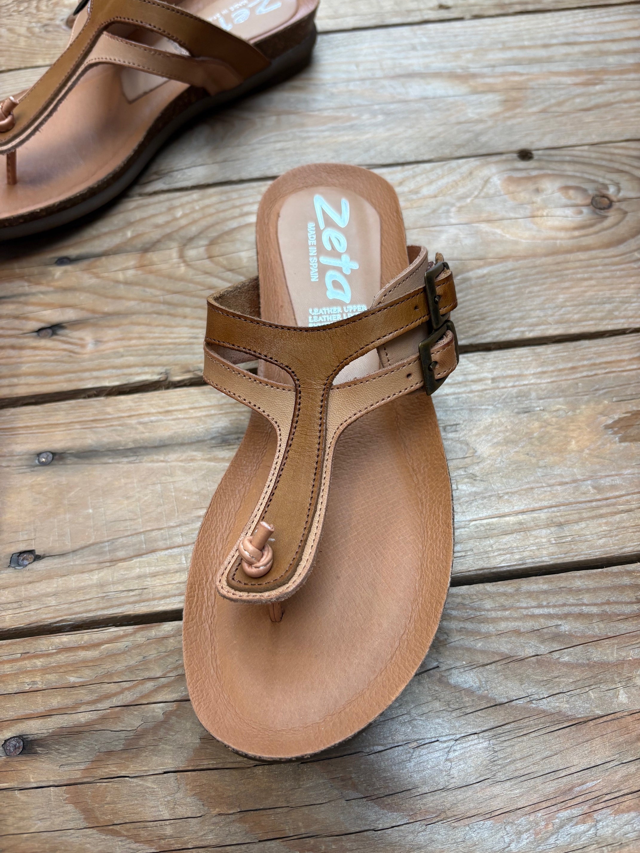 Womens Zeta Ranora Sandal - Vaq. Natural / Cuero