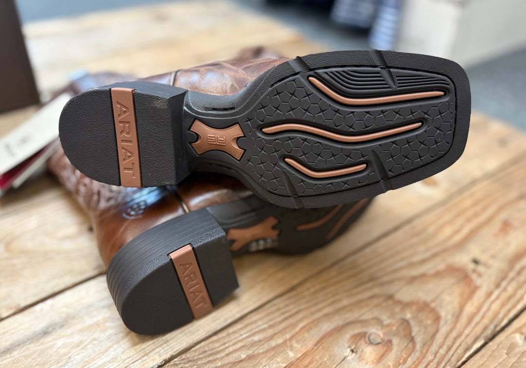 Womens Ariat Round Up Remuda Western Boot - Aged Tan