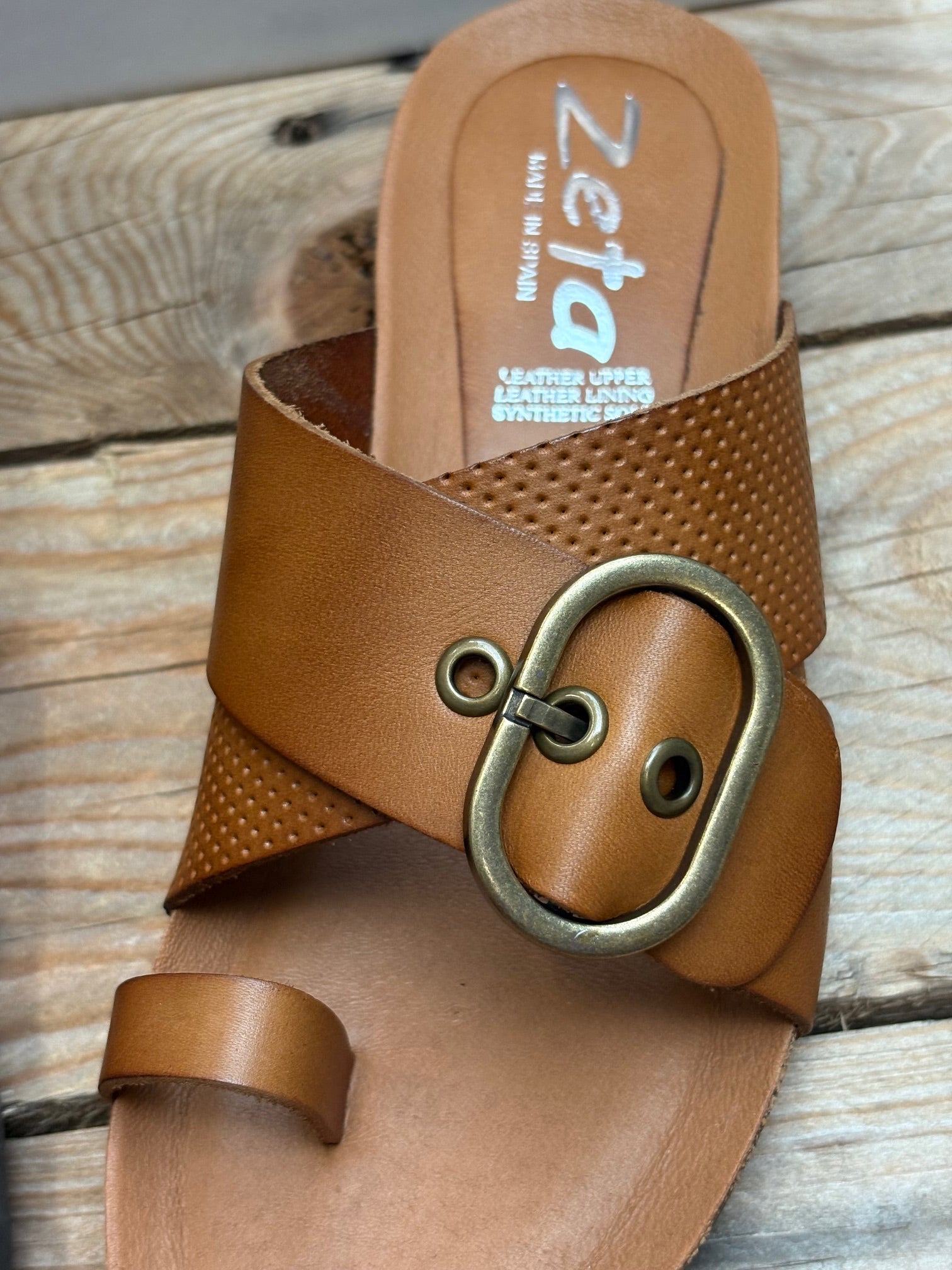 Womens Zeta Rivka Sandal - Picado / Vaq. Cuero (7556407033933)
