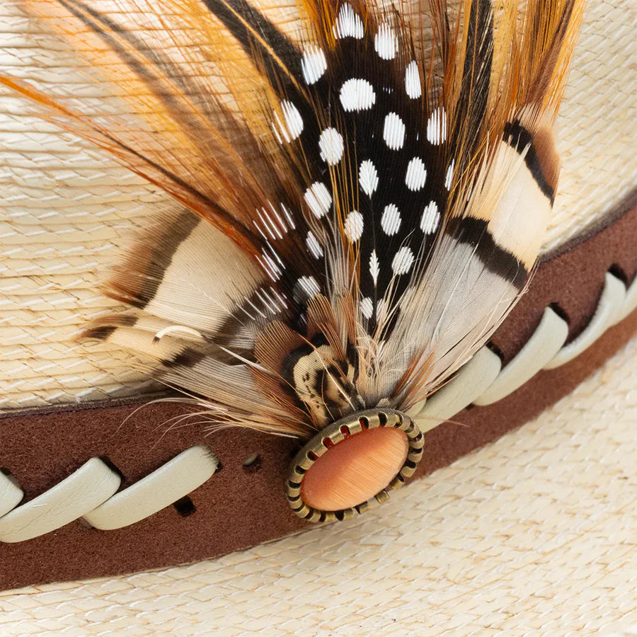 Charlie 1 Horse X Lainey Wilson Straw Hat - Road Runner - Toasted Palm