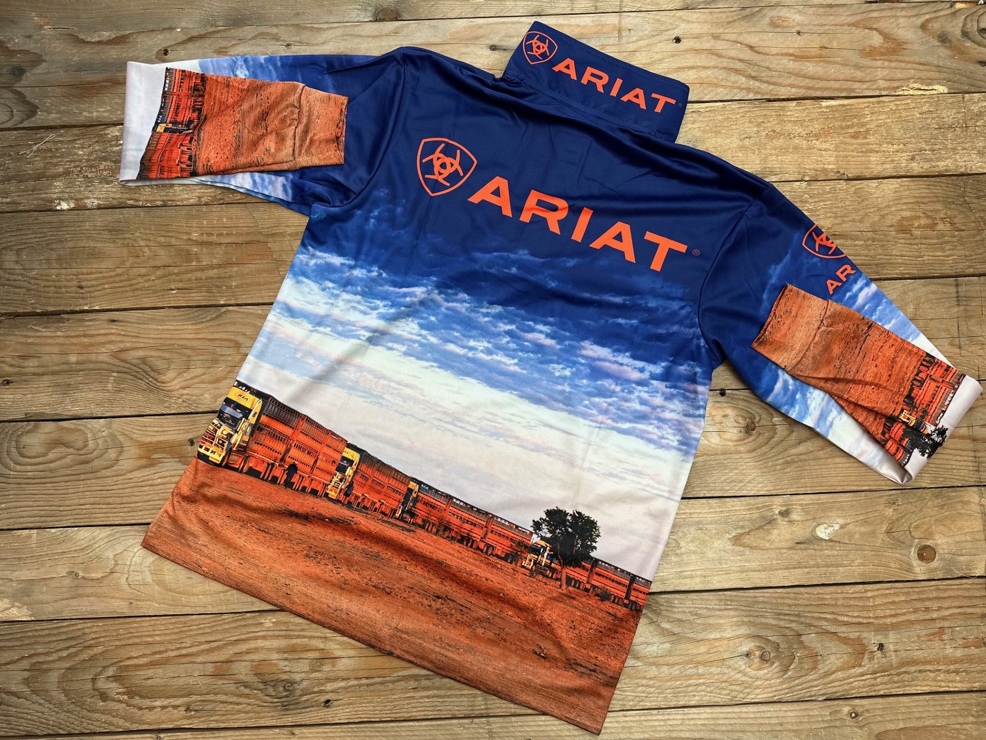 Adults Ariat Unisex Fishing Shirts - Roadtrain (7073038073933)