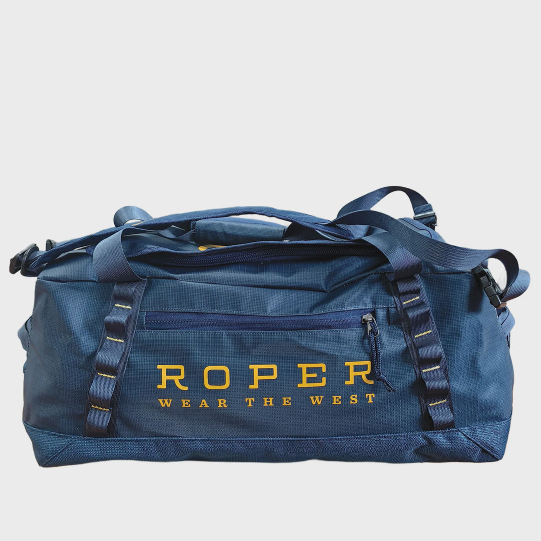 Roper Duffle Bag Backpack - Blue