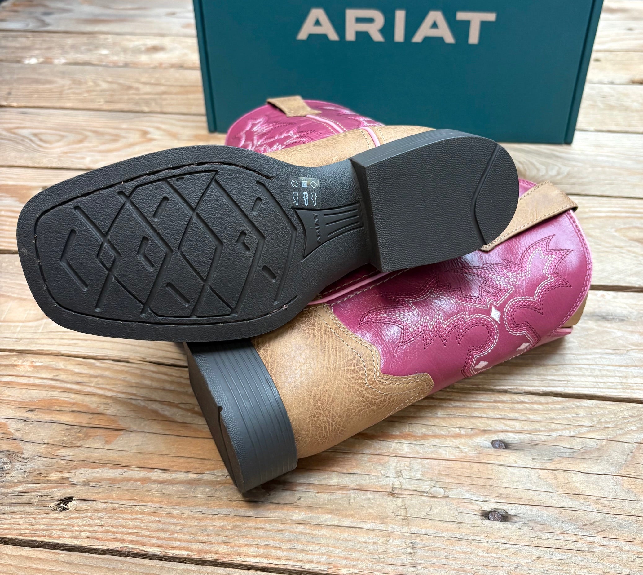 Ariat Youth Tombstone Boot - Cottage / Rosebud (7564218499149)
