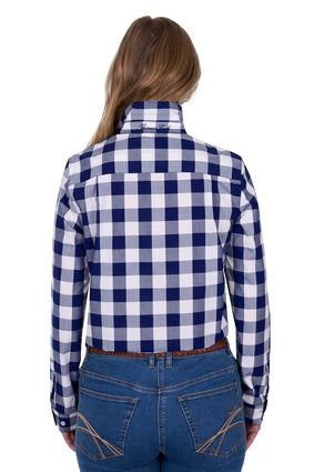 Women's Thomas Cook Scarlet Tab Long Sleeve Shirt - Navy / White