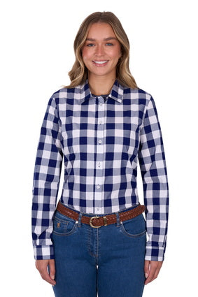 Women's Thomas Cook Scarlet Tab Long Sleeve Shirt - Navy / White