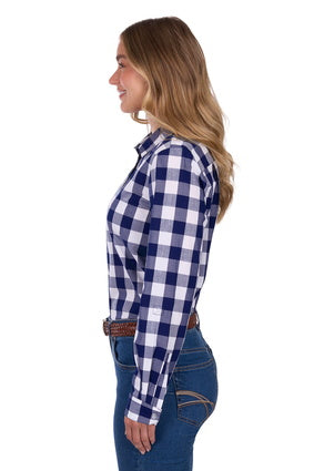 Women's Thomas Cook Scarlet Tab Long Sleeve Shirt - Navy / White