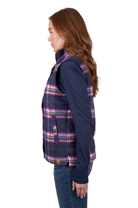 Womens Wrangler Selma Vest - Navy (7472655433805)