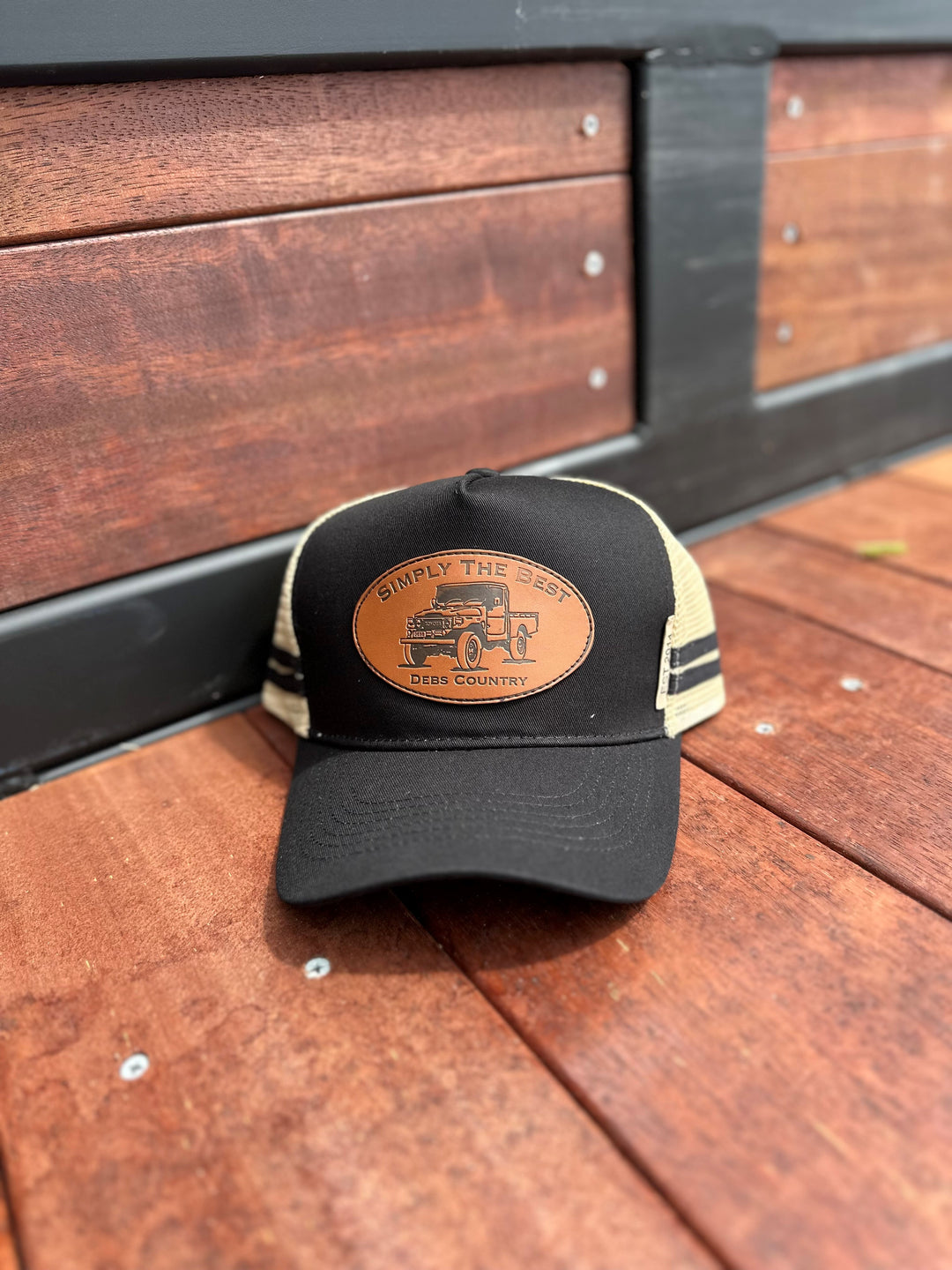 Debs Country Outfitters Black Simply the Best Trucker Cap