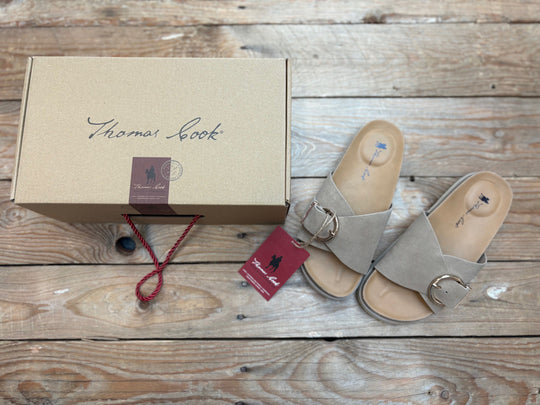 Womens Thomas Cook Bronte Buckle Sandal - Taupe