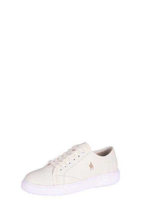Womens Thomas Cook Simone Lace up Sneaker Shoe - Off White
