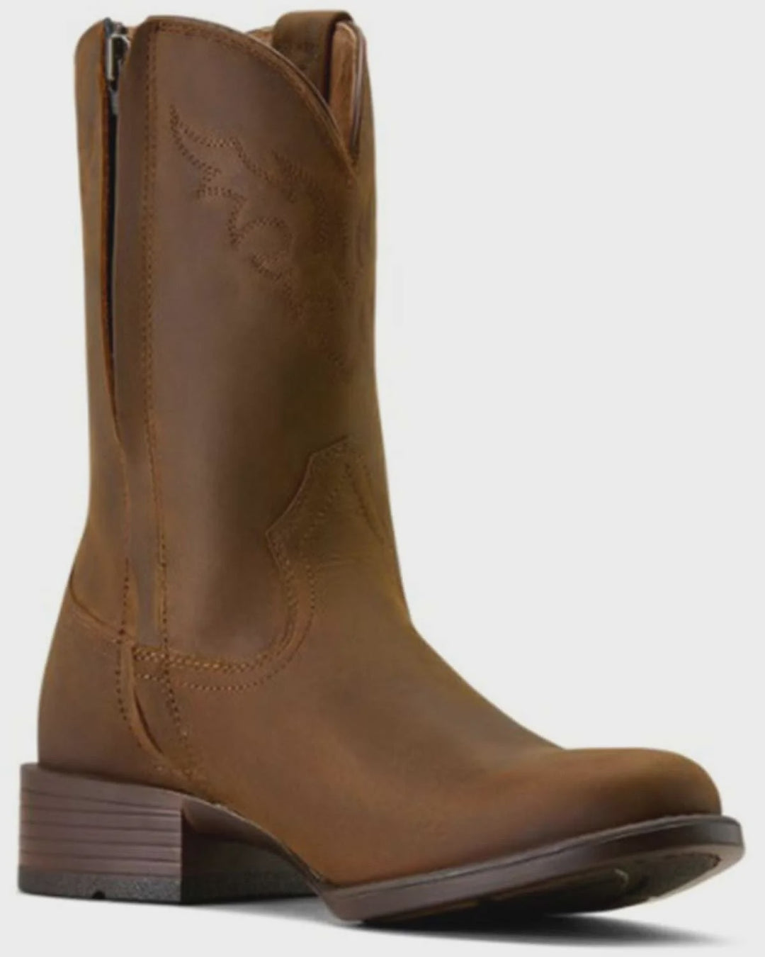 Mens Ariat Sonoro Roper Western Boot - Distressed Brown