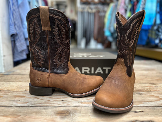 Mens Ariat Sport Stratten - Sorrel Crunch / Bitter Brown (6974628724813)