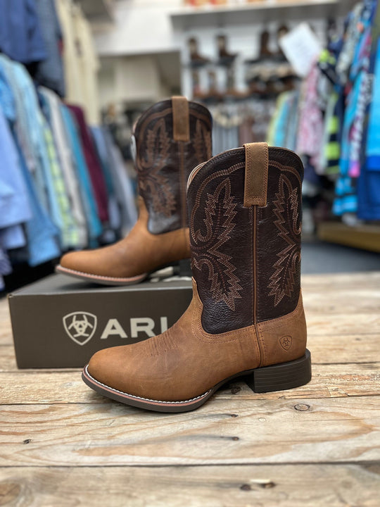 Mens Ariat Sport Stratten - Sorrel Crunch / Bitter Brown (6974628724813)
