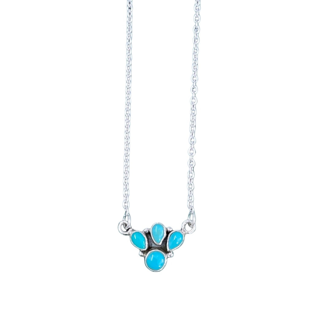 Wild Brumby Co - Kingman Turquoise Sunrise Necklace