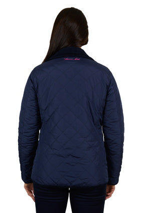 Womens Thomas Cook Flora Reversible Jacket - Navy/ Floral (7042515533901)