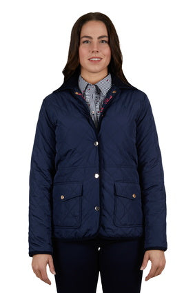 Womens Thomas Cook Flora Reversible Jacket - Navy/ Floral (7042515533901)