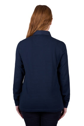 Womens Thomas Cook Adeline Rugby Shirt - Navy (7453215195213)
