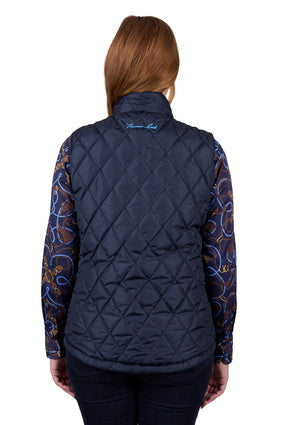 Womens Thomas Cook Millie Reversible Vest - Navy / Pattern (7472653041741)