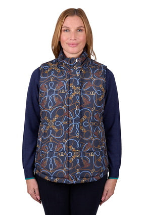 Womens Thomas Cook Millie Reversible Vest - Navy / Pattern (7472653041741)