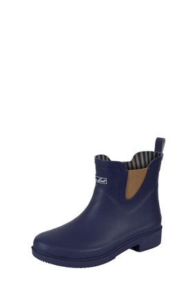 Womens Thomas Cook Wynyard Jersey Short Gumboot - Navy / Tan (7453139402829)