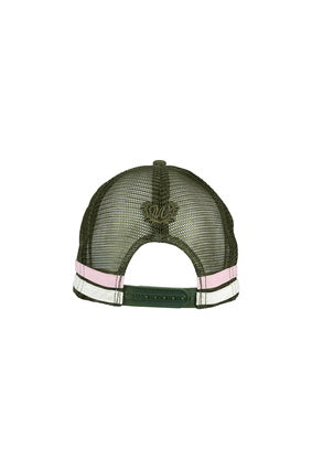 Womens Wrangler Tahlia High Profile Trucker Cap - Olive