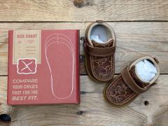 Infant Toddler Kids Twisted X Stag Casual Moc Shoe - Brown