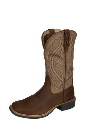 Womens Twisted X 11" Tech X2 Boot - Brown / Tobacco Canvas Shaft (7495251198029)