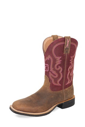Womens Twisted X 11" Tech X2 Boot - Pink / Brunette (7495251132493)