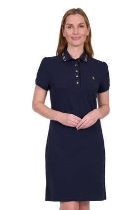 Women's Thomas Cook Traci Short Sleeve Polo Dress - Navy