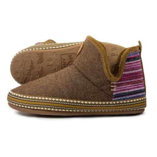 Women's Ariat Bootie slipper - Denim Stripe (7504202858573)