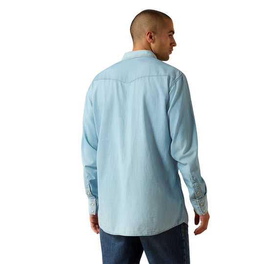 Mens Ariat Classic Cowboy Denim Long Sleeve Shirt - Brody
