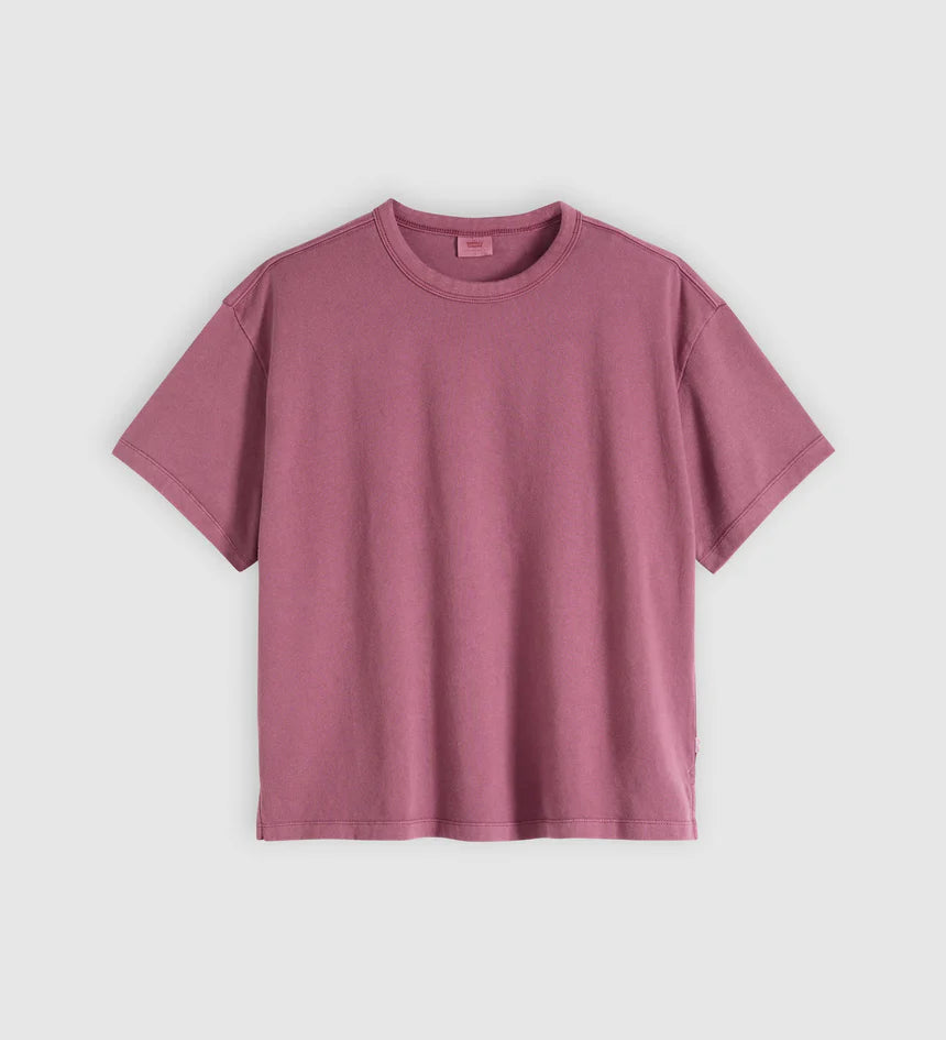 Womens Levi Strauss Vintage Short Sleeve Tee Tshirt - Crushed Berry