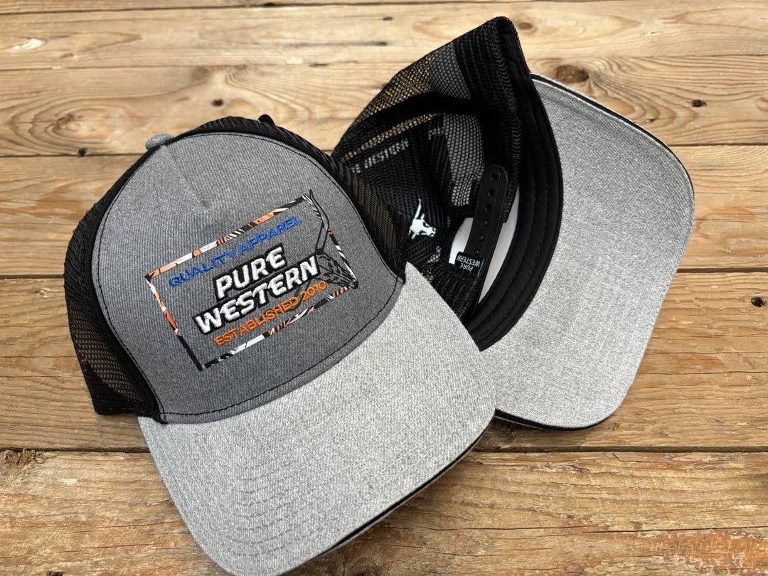 Mens Pure Western Watson Trucker Cap (7229104095309)