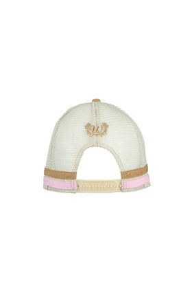 Womens Wrangler Wendy High Profile Trucker Cap - Stone