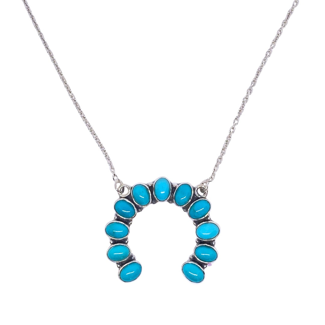 Wild Brumby Co - Kingman Turquoise Wild Heart Protector Necklace