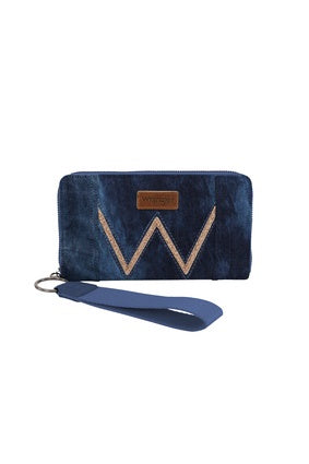 Womens Wrangler Willa Wallet - Dark or Light Denim