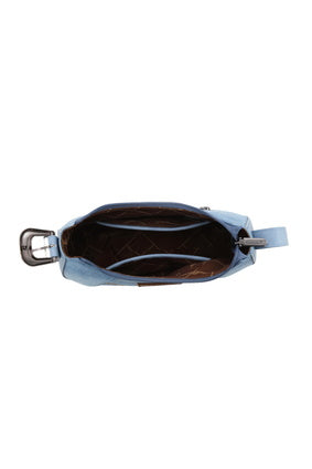 Womens Wrangler Willa Shoulder Bag - Dark or Light Denim