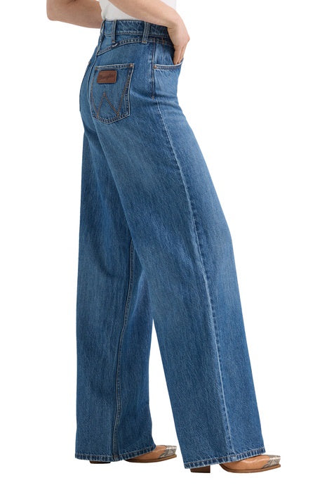 Womens Wrangler High Rise Wide Leg Bailey Jean - 30 Leg