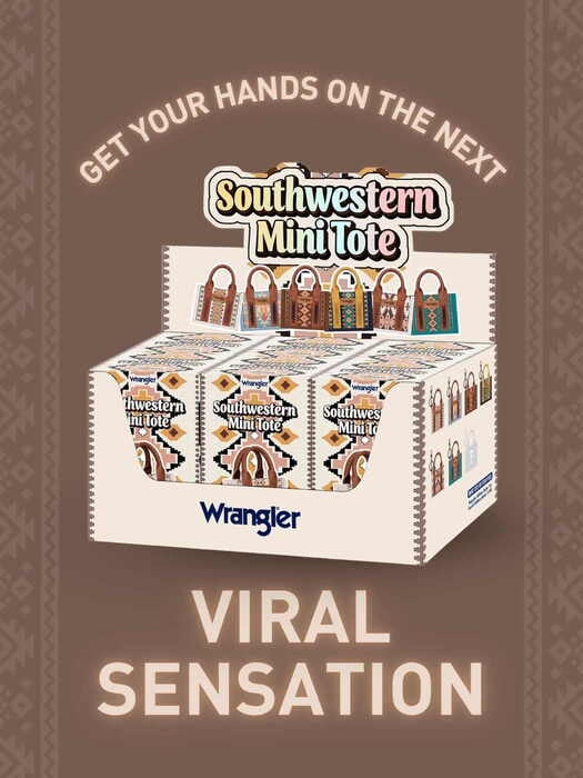 Wrangler Southwestern Mini Fun Size Tote Bag