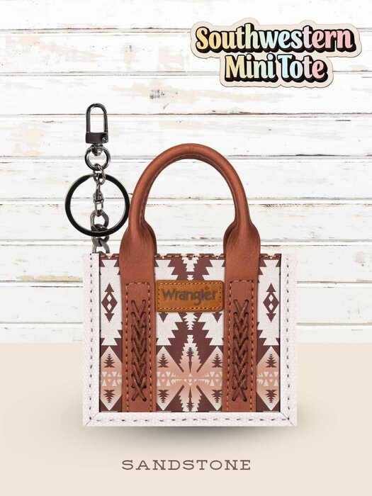 Wrangler Southwestern Mini Fun Size Tote Bag