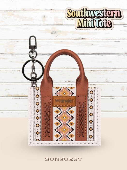 Wrangler Southwestern Mini Fun Size Tote Bag