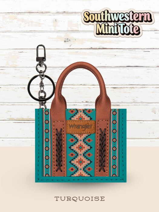 Wrangler Southwestern Mini Fun Size Tote Bag