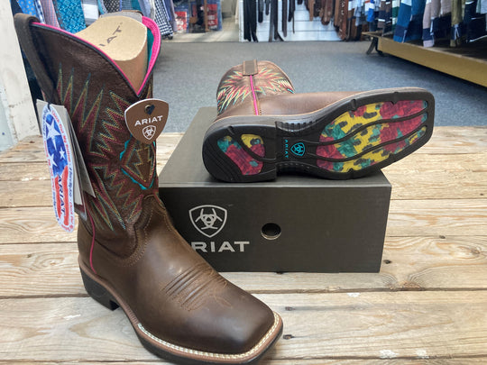 Womens Ariat Ridgeback Boot - Distressed Tan (6913188659277)