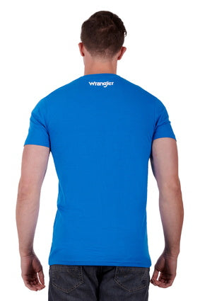Mens Wrangler Jones Tee Tshirt - Royal Blue (6894508965965)
